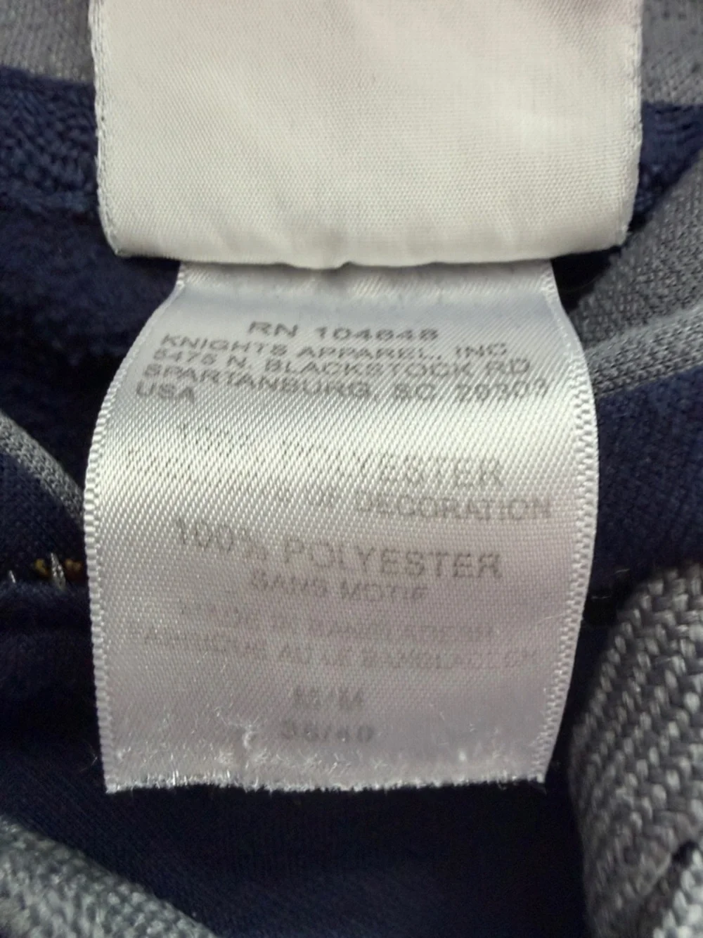 NHL Oilers Navy Pullover Hoodie - Picture 4 of 4